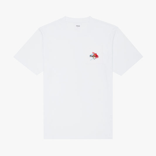 The Mens Fly Pocket T-Shirt White from Parlez clothing