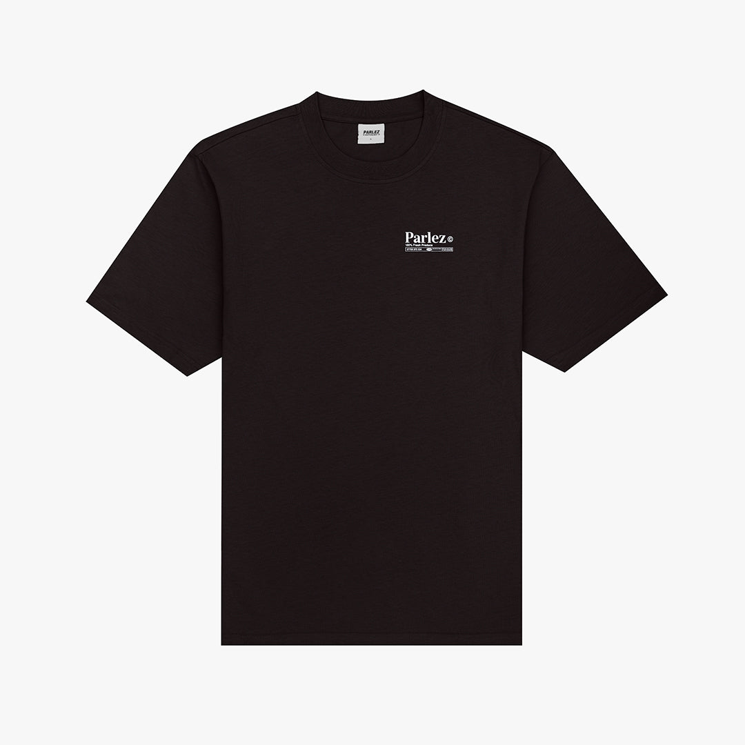 The Mens Pomme T-Shirt Black from Parlez clothing
