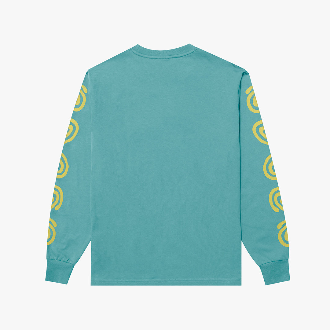 The Mens Portal L/S T-Shirt Leaf from Parlez clothing