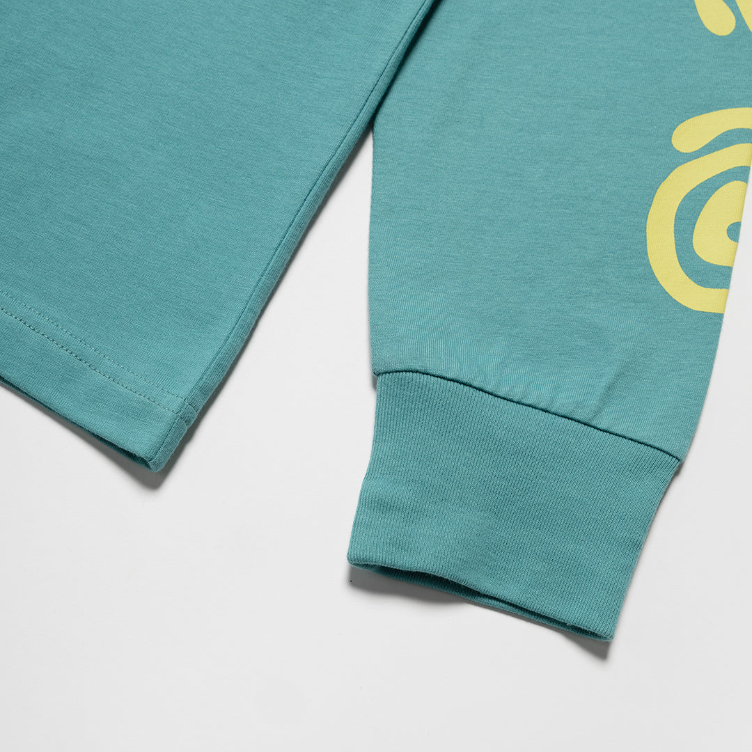 The Mens Portal L/S T-Shirt Leaf from Parlez clothing