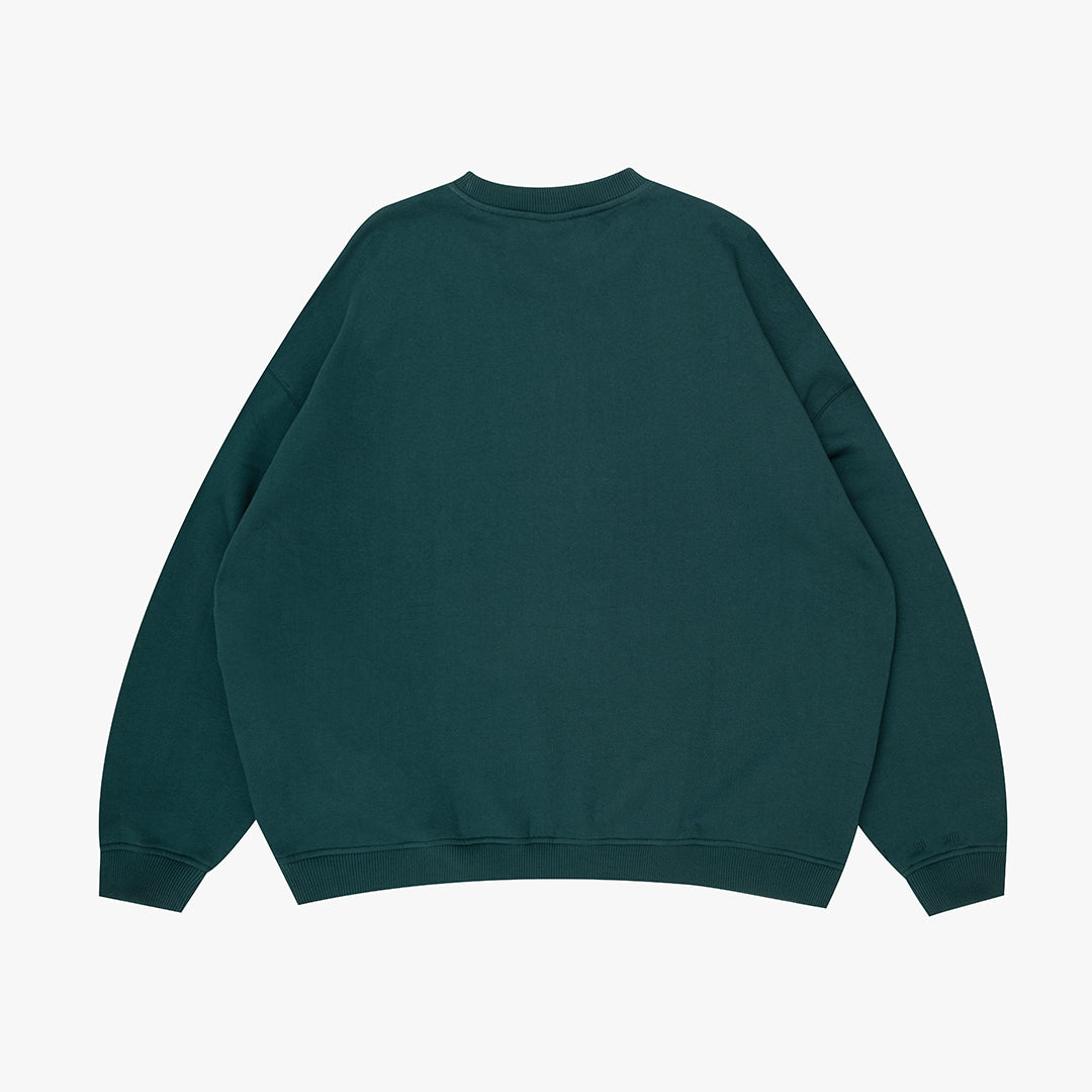 Powell Oversized Sweatshirt Deep Green