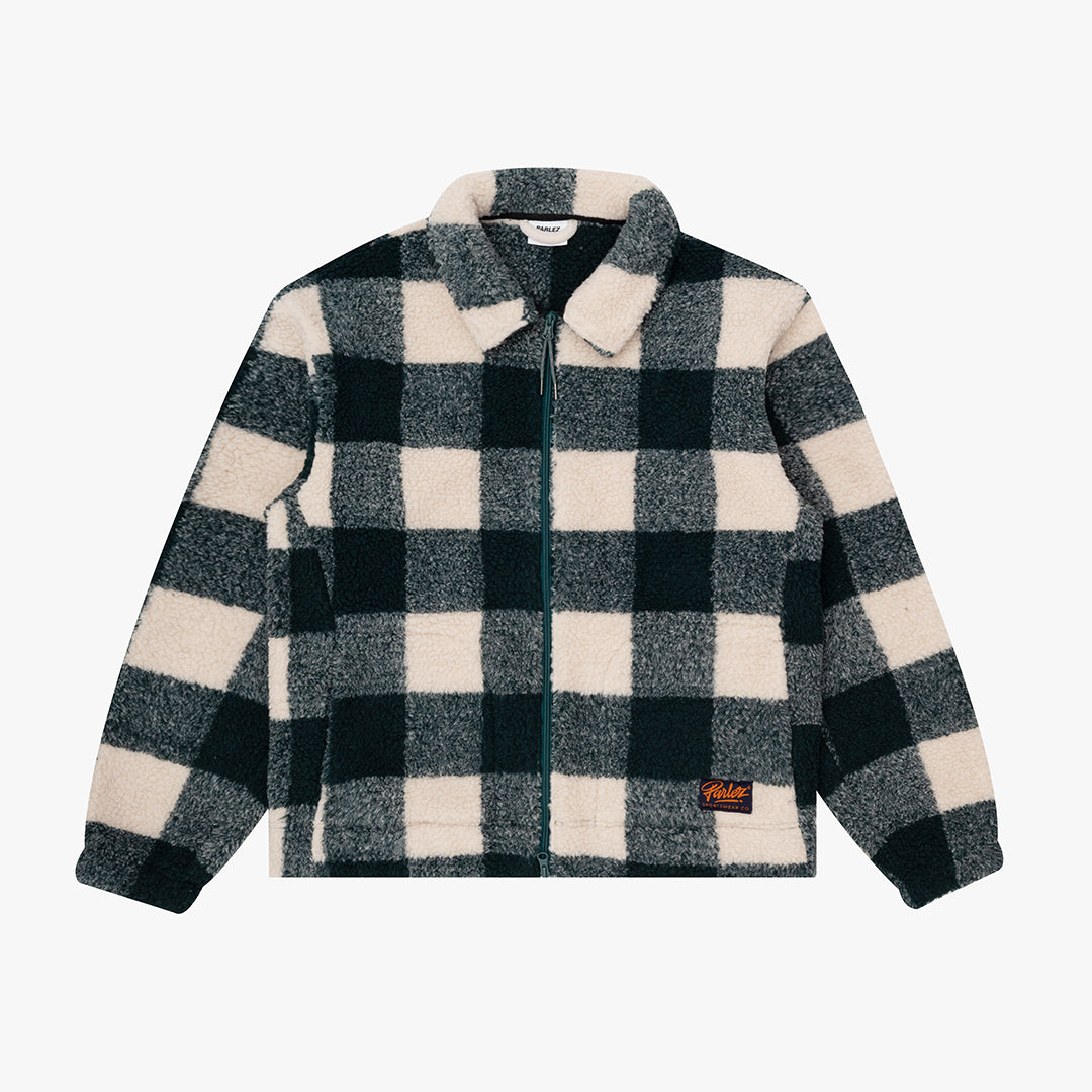 Province Sherpa Fleece Jacket Deep Green