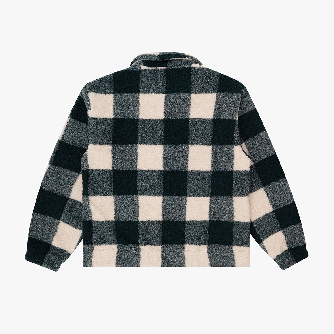 Province Sherpa Fleece Jacket Deep Green