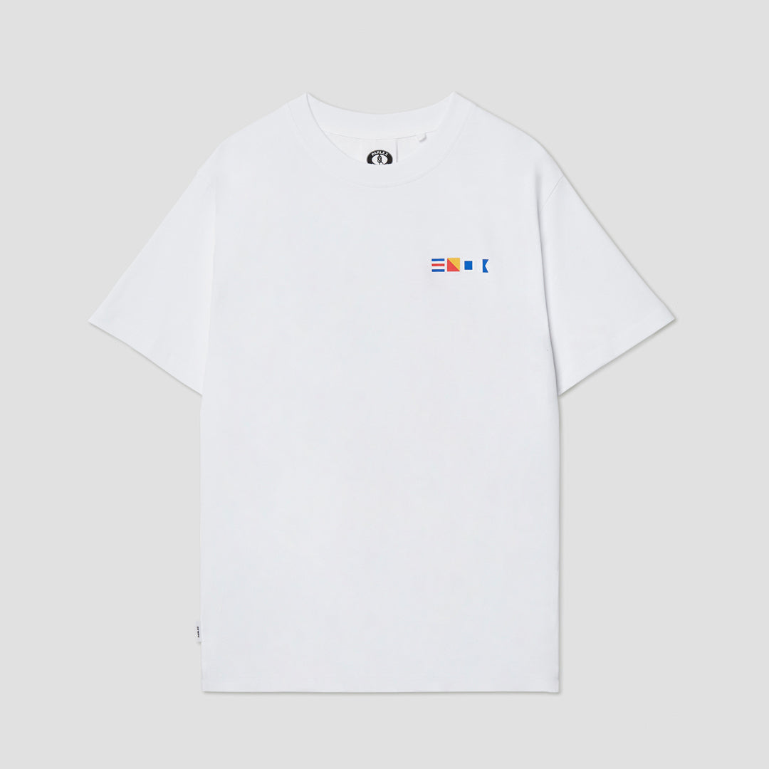 The Mens Insignia T-Shirt White from Parlez clothing
