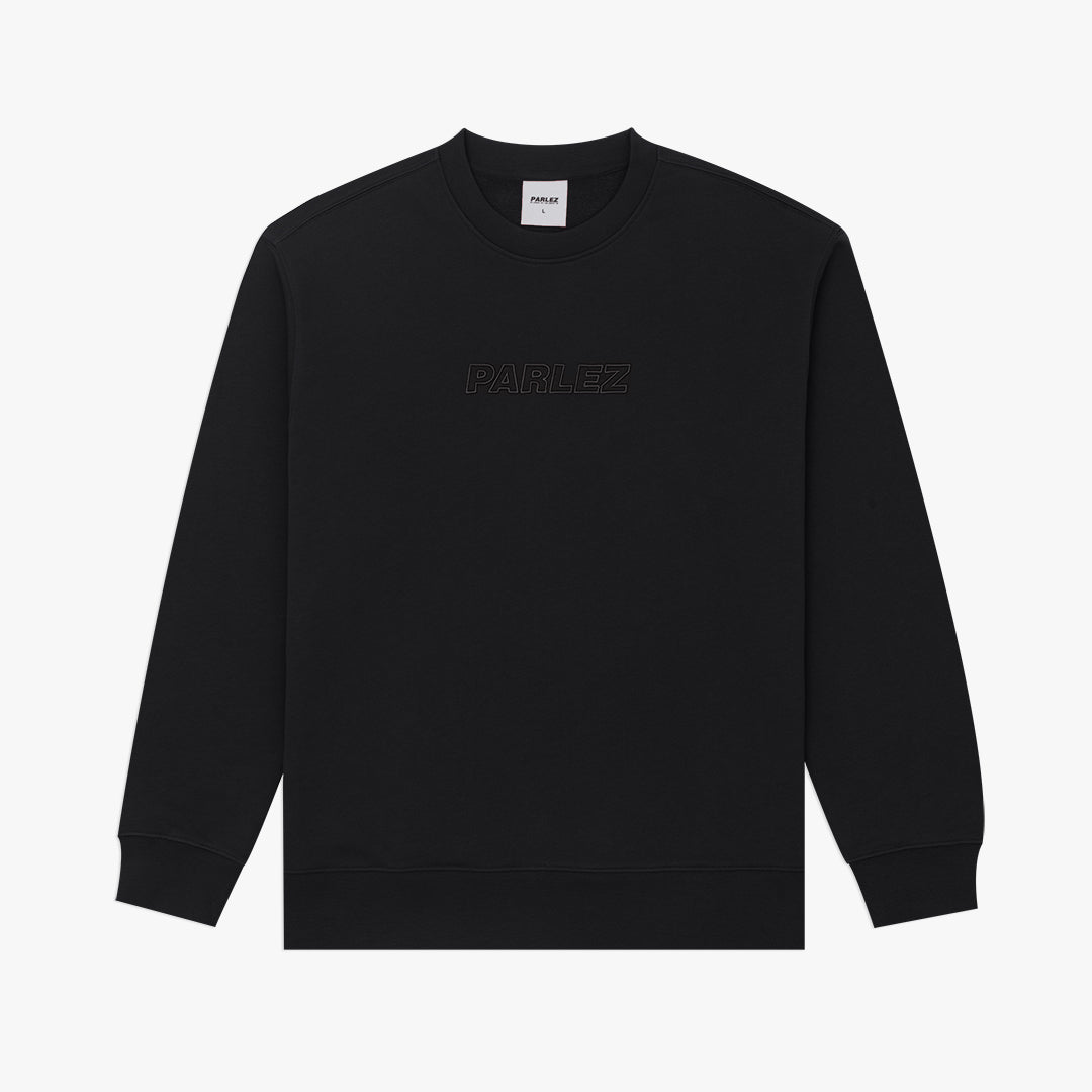 The Mens Ranchita Sweatshirt Black from Parlez clothing