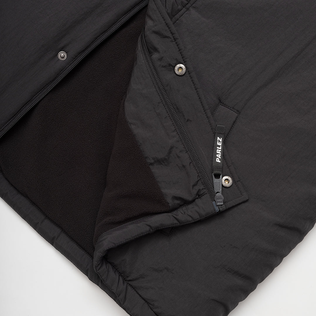 The Mens Range Gilet Black from Parlez clothing