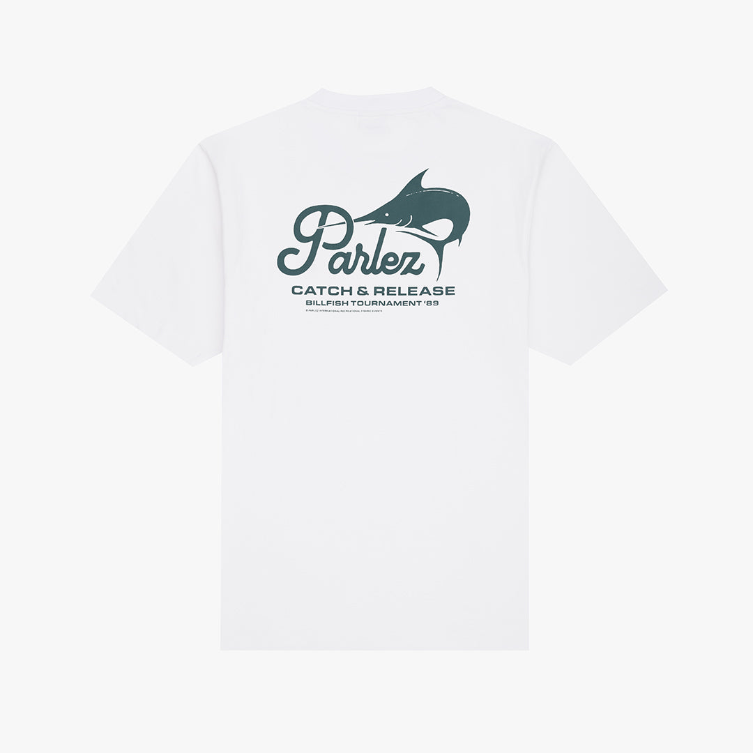 The Mens Release T-Shirt White from Parlez clothing