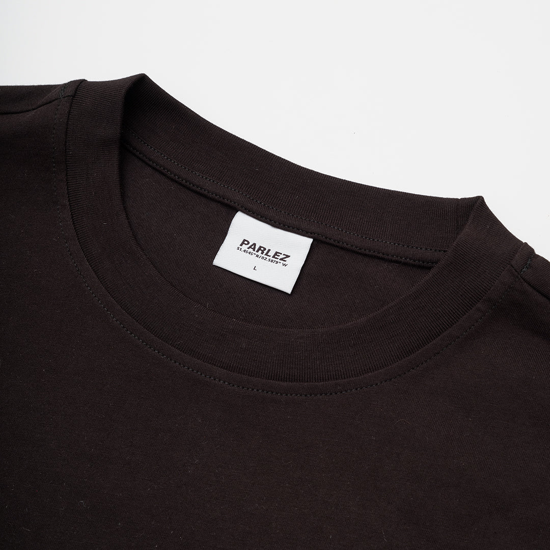The Mens Ridge T-Shirt Black from Parlez clothing
