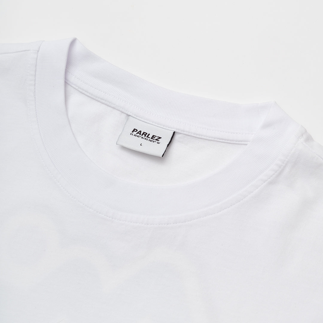The Mens Ridge T-Shirt White from Parlez clothing