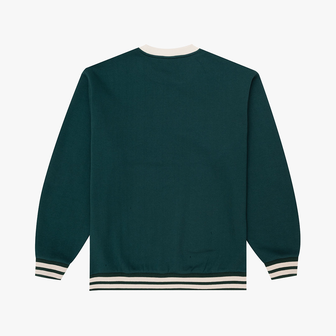 Ringer Sweashirt Deep Green
