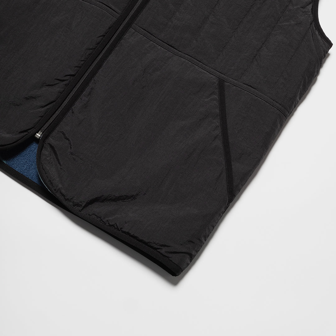 Rotate Reversible Fleece Gilet Black