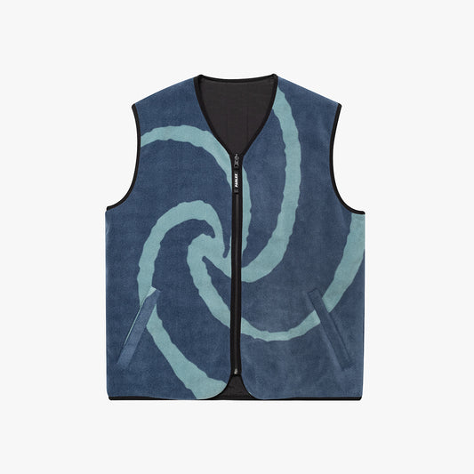 Rotate Reversible Fleece Gilet Black