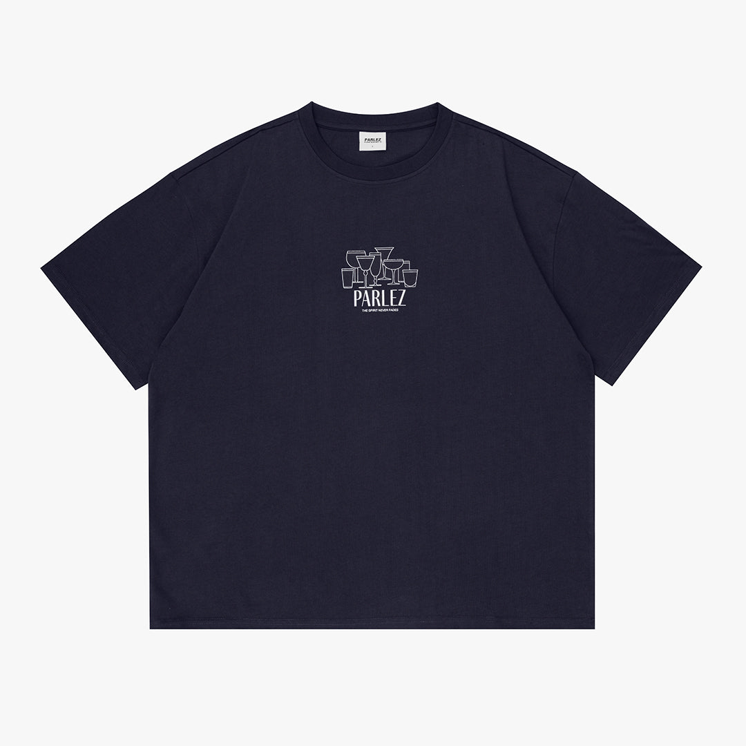 Round Oversized T-Shirt Midnight