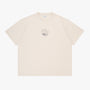 Round Oversized T-Shirt Putty