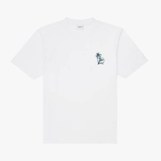 The Mens Salute T-Shirt White from Parlez clothing