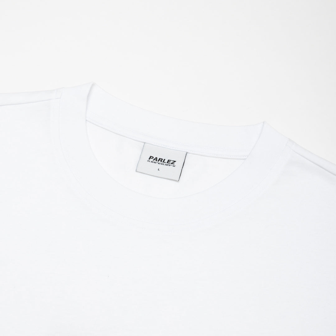 The Mens Salute T-Shirt White from Parlez clothing