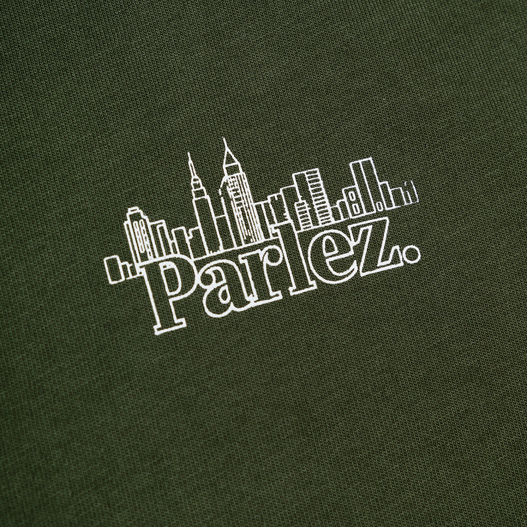 The Mens Scape T-Shirt Foliage from Parlez clothing