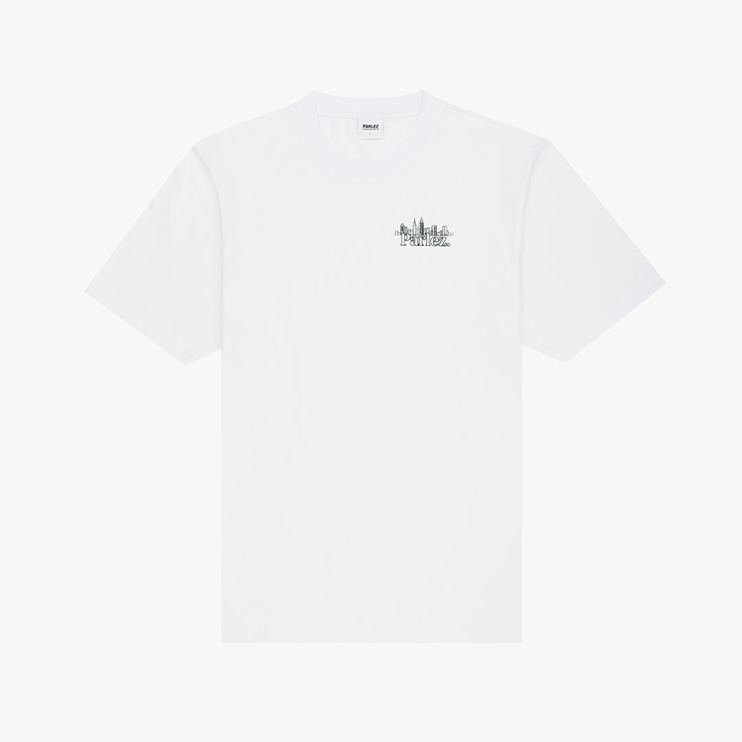 The Mens Scape T-Shirt White from Parlez clothing