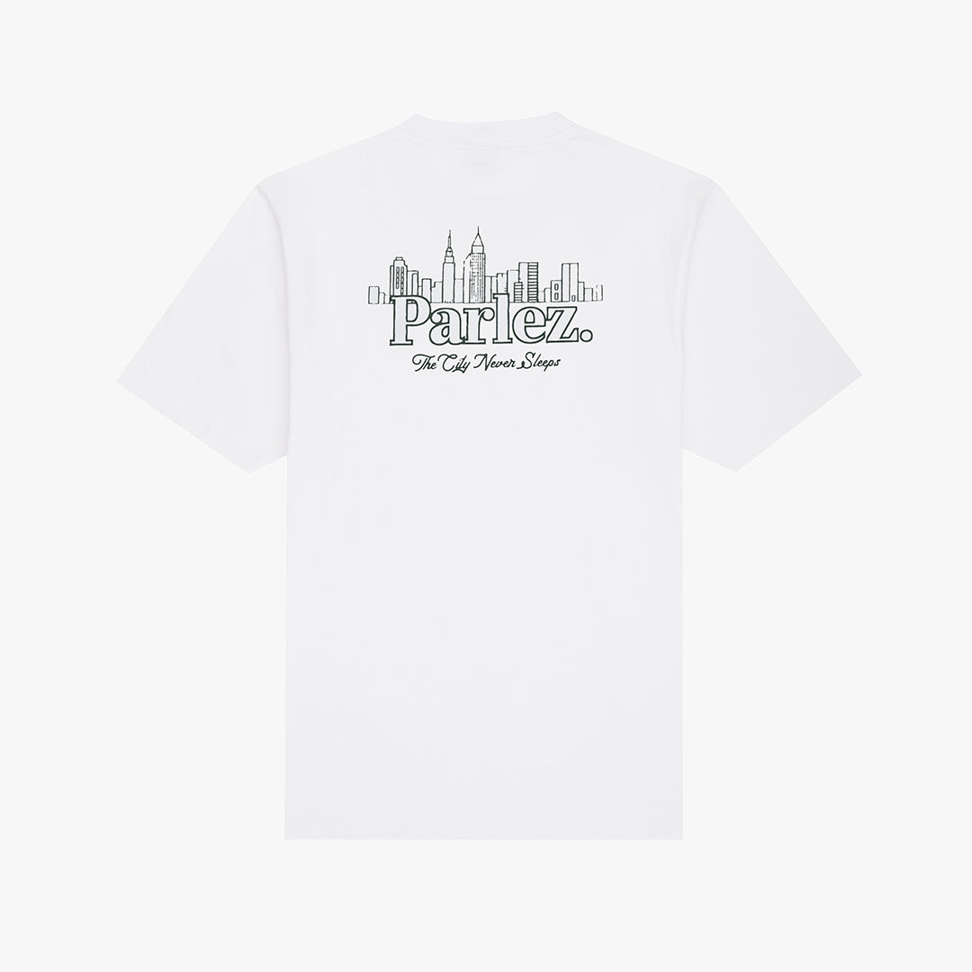 The Mens Scape T-Shirt White from Parlez clothing