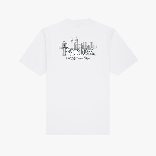 The Mens Scape T-Shirt White from Parlez clothing