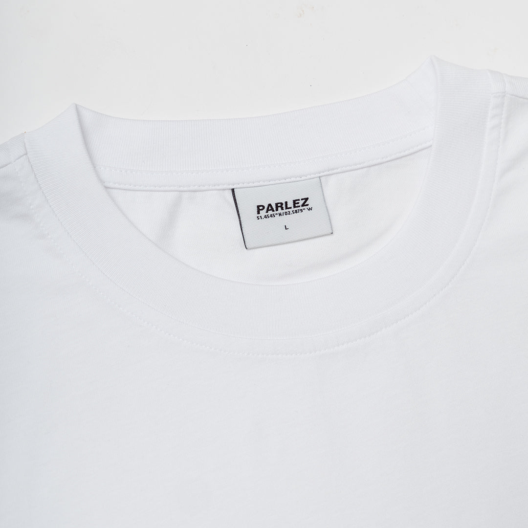 The Mens Scape T-Shirt White from Parlez clothing