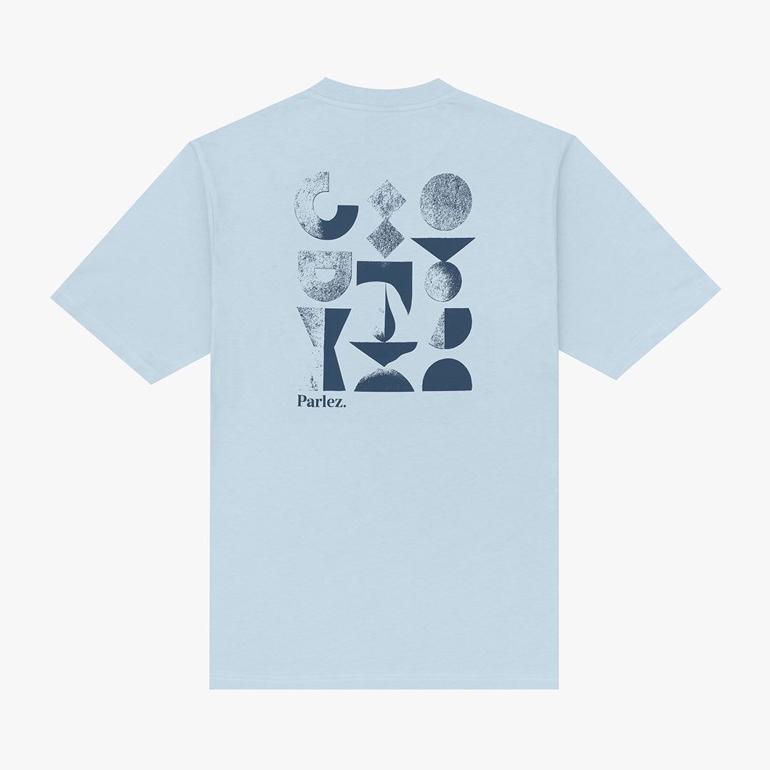 The Mens Sculpt T-Shirt Cloud from Parlez clothing