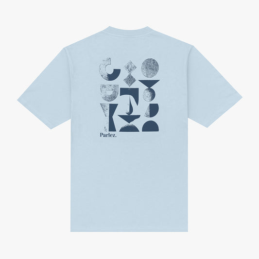 The Mens Sculpt T-Shirt Cloud from Parlez clothing