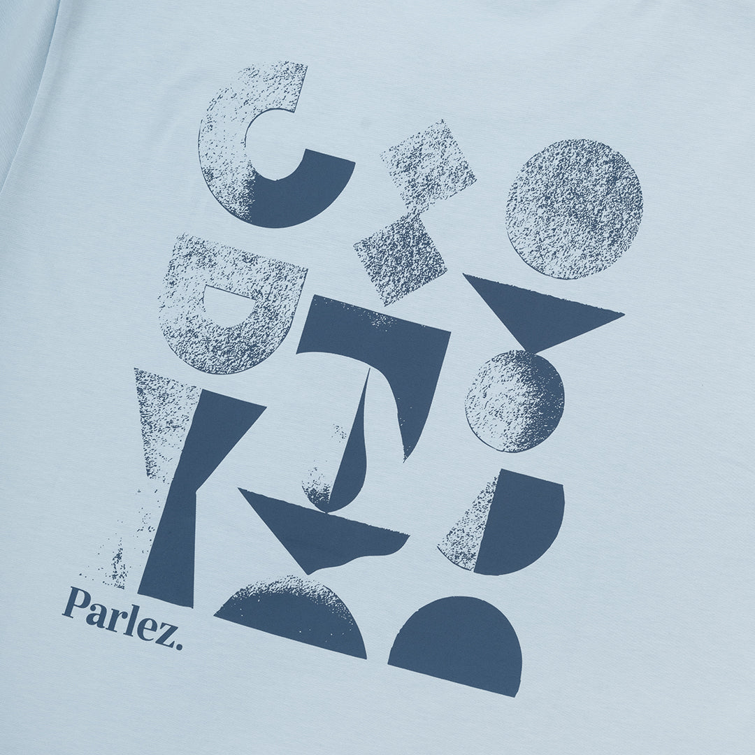 The Mens Sculpt T-Shirt Cloud from Parlez clothing