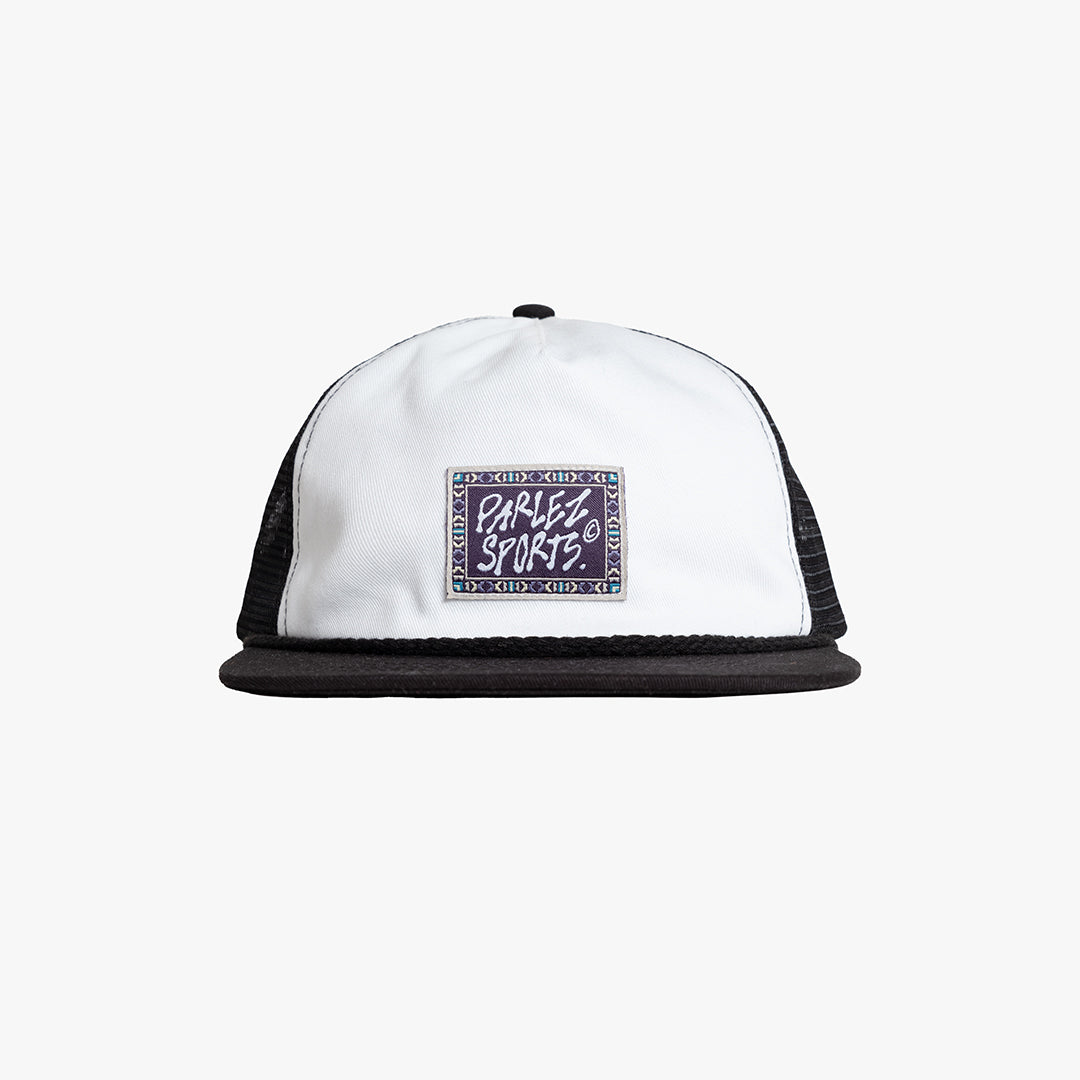 The Mens Slipstream Trucker Cap White from Parlez clothing