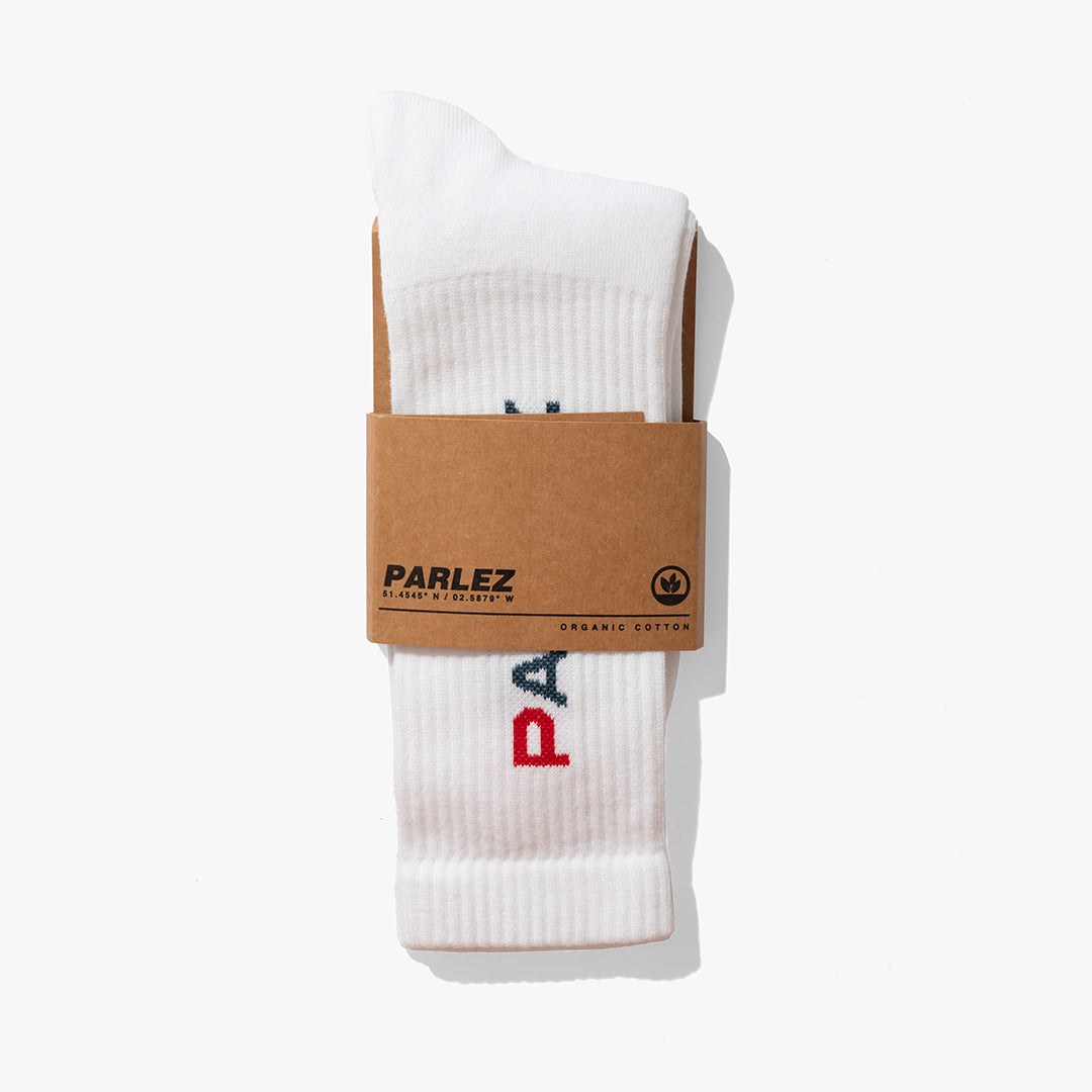 The Mens Obsideo Socks White from Parlez clothing