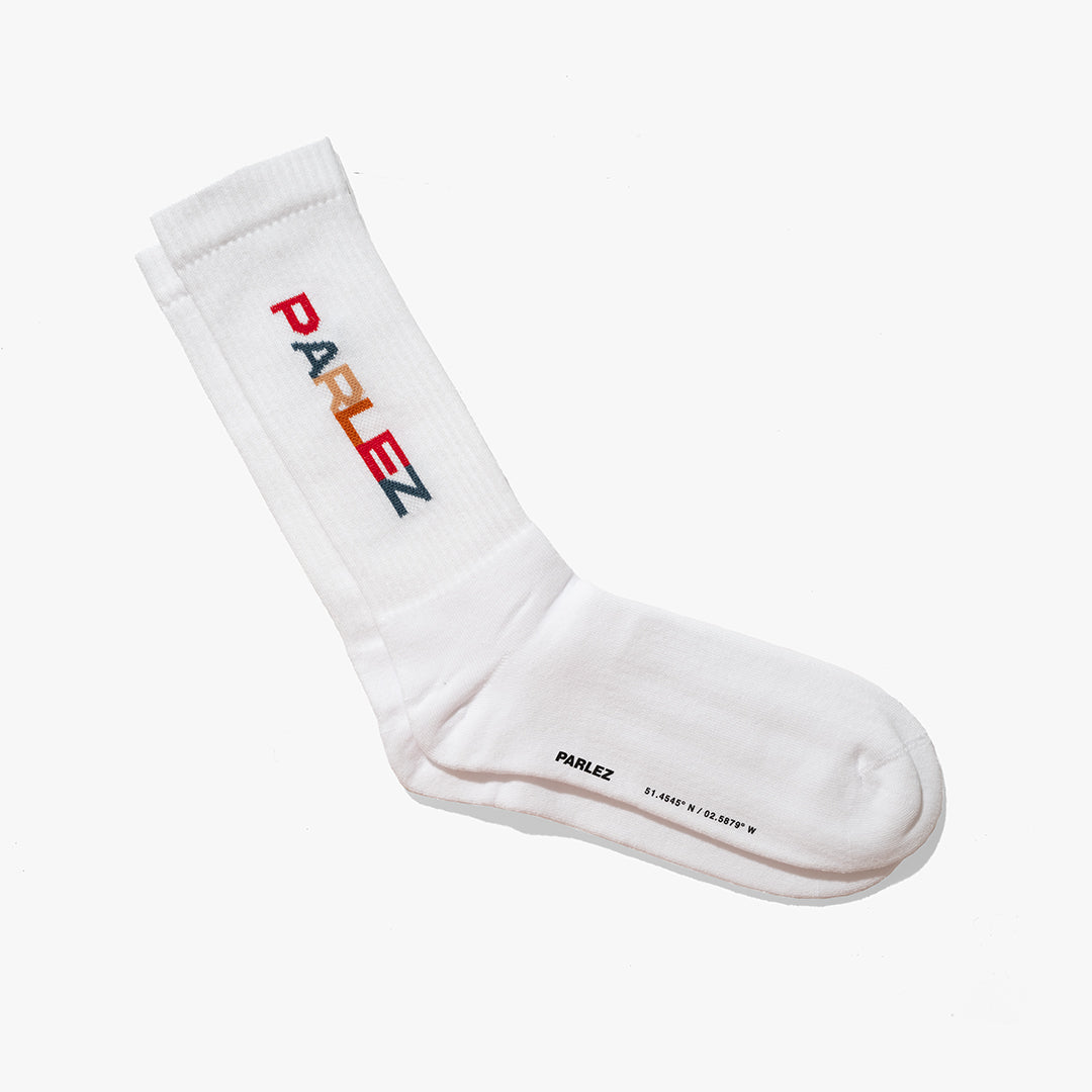 The Mens Obsideo Socks White from Parlez clothing