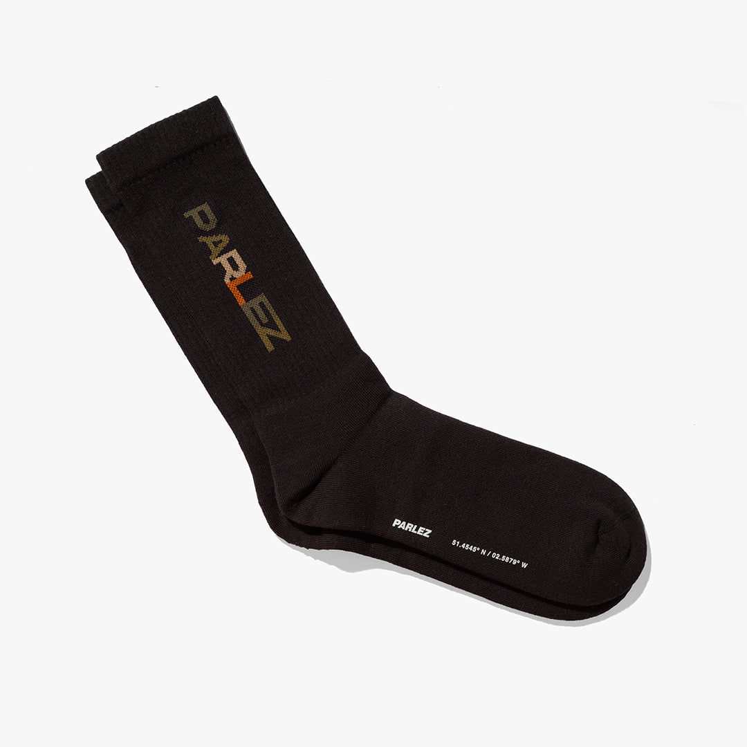 The Mens Obsideo Socks Black from Parlez clothing