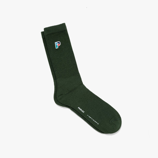 The Mens Lewis Sock Deep Green from Parlez clothing