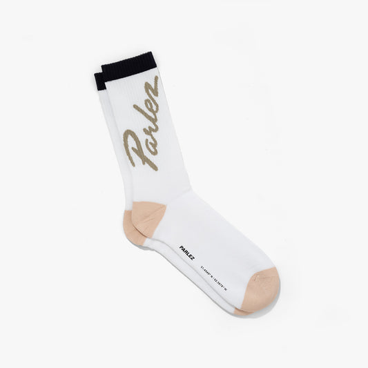 The Mens Orick Sock White from Parlez clothing