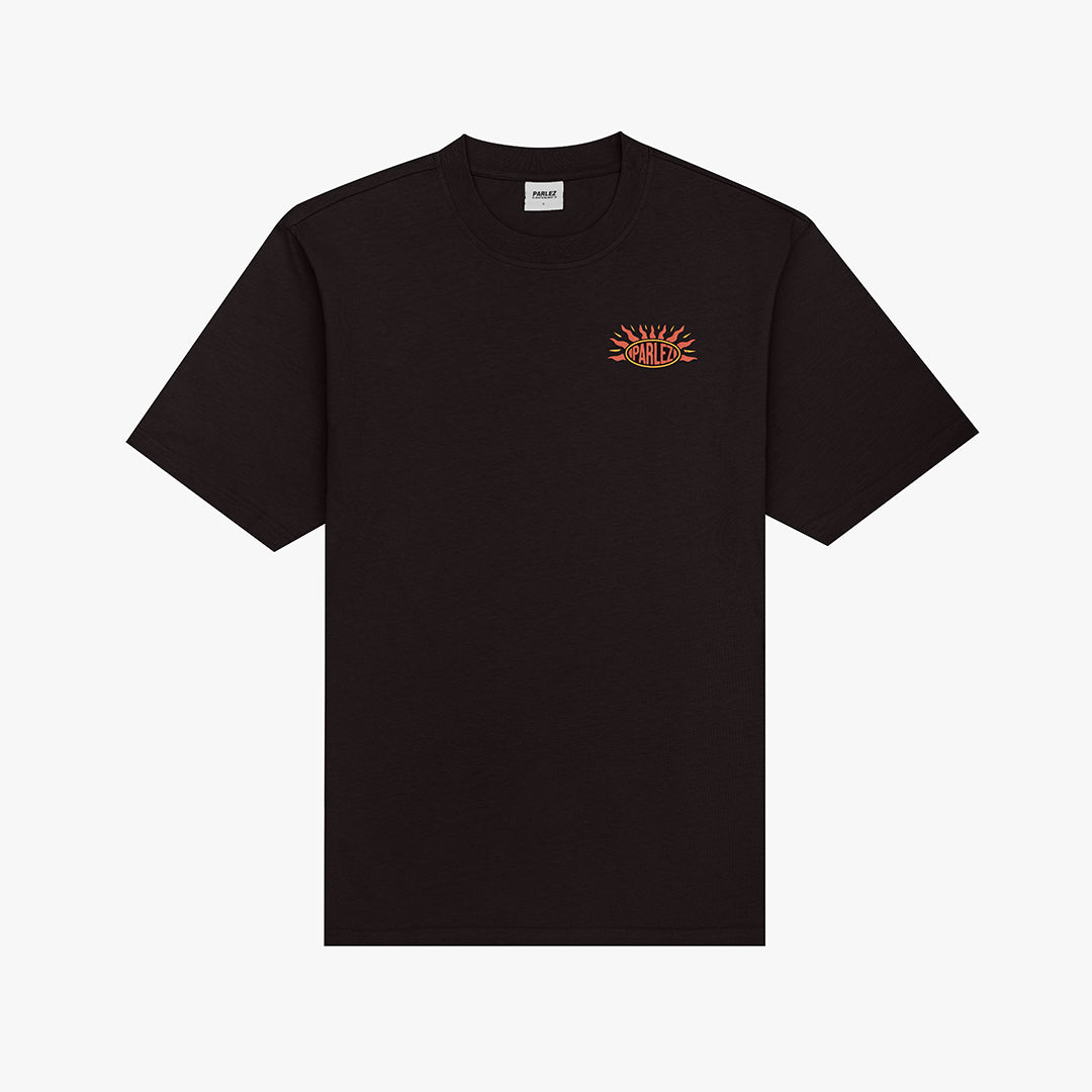 The Mens Soleil T-Shirt Black from Parlez clothing
