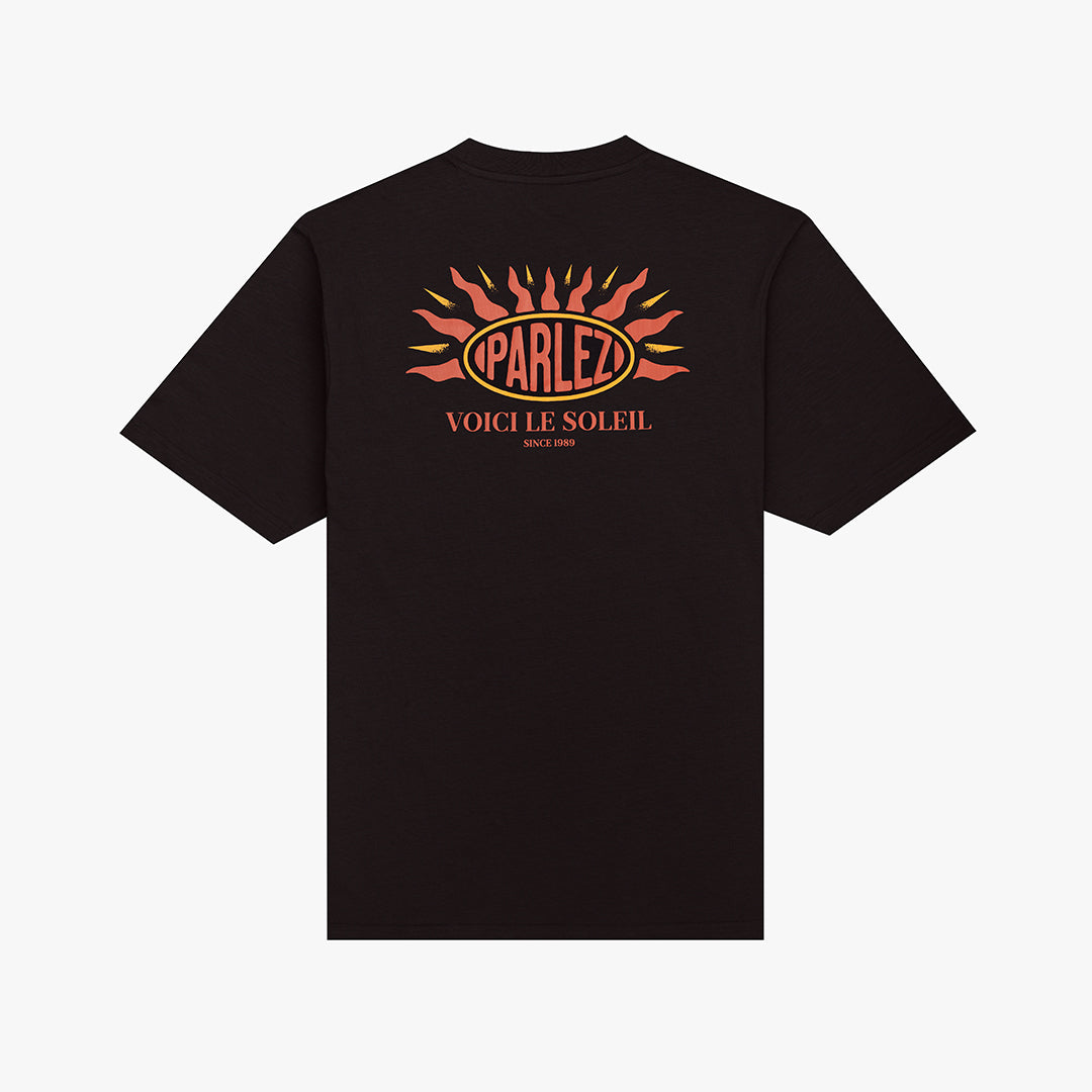 The Mens Soleil T-Shirt Black from Parlez clothing