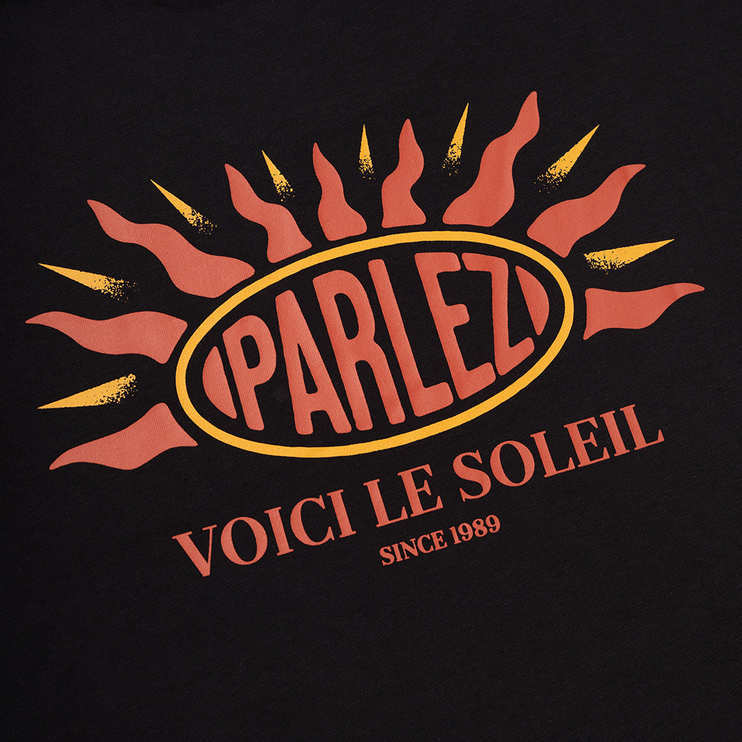 The Mens Soleil T-Shirt Black from Parlez clothing