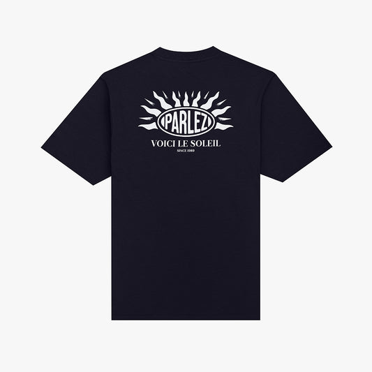 The Mens Soleil T-Shirt Midnight from Parlez clothing