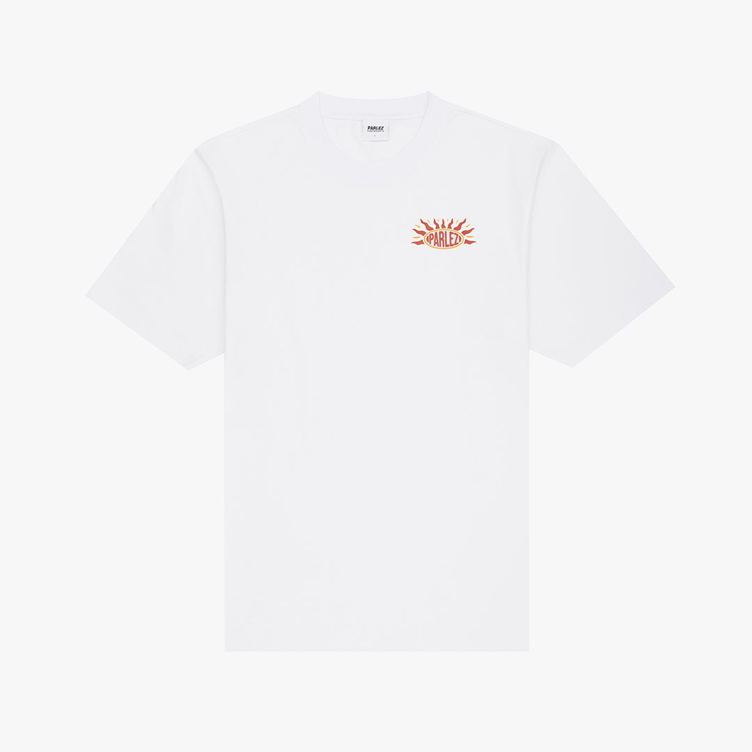 The Mens Soleil T-Shirt White from Parlez clothing