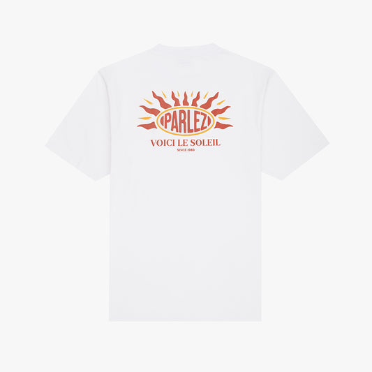 The Mens Soleil T-Shirt White from Parlez clothing