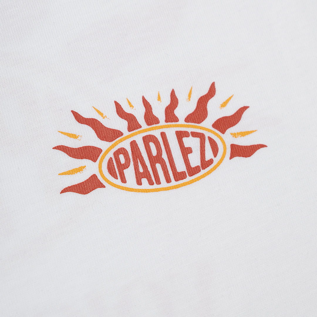 The Mens Soleil T-Shirt White from Parlez clothing
