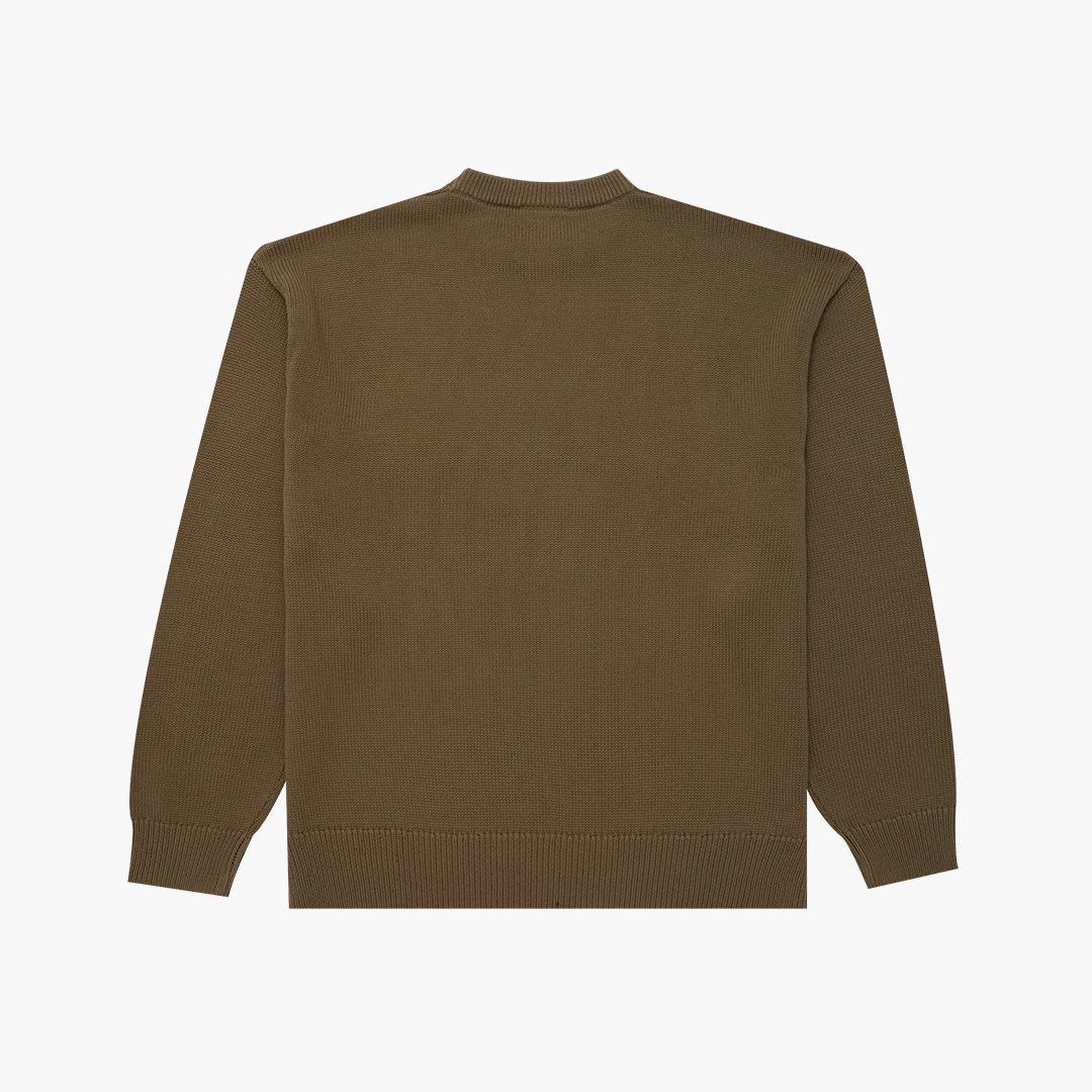 The Mens Phelan Knit Olive Green from Parlez clothing