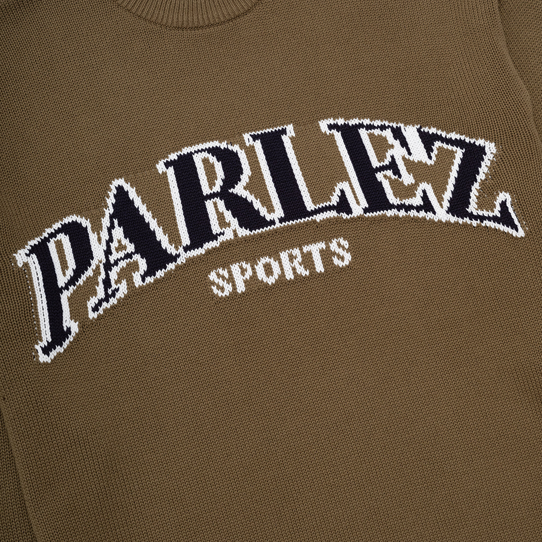 The Mens Phelan Knit Olive Green from Parlez clothing