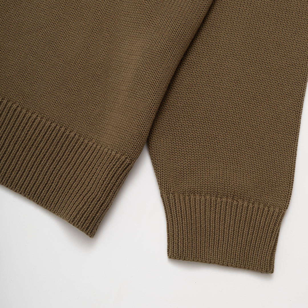 The Mens Phelan Knit Olive Green from Parlez clothing