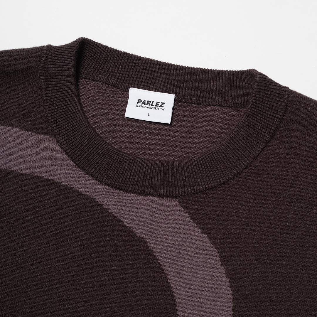 The Mens Pacific Knit Mellow Black from Parlez clothing