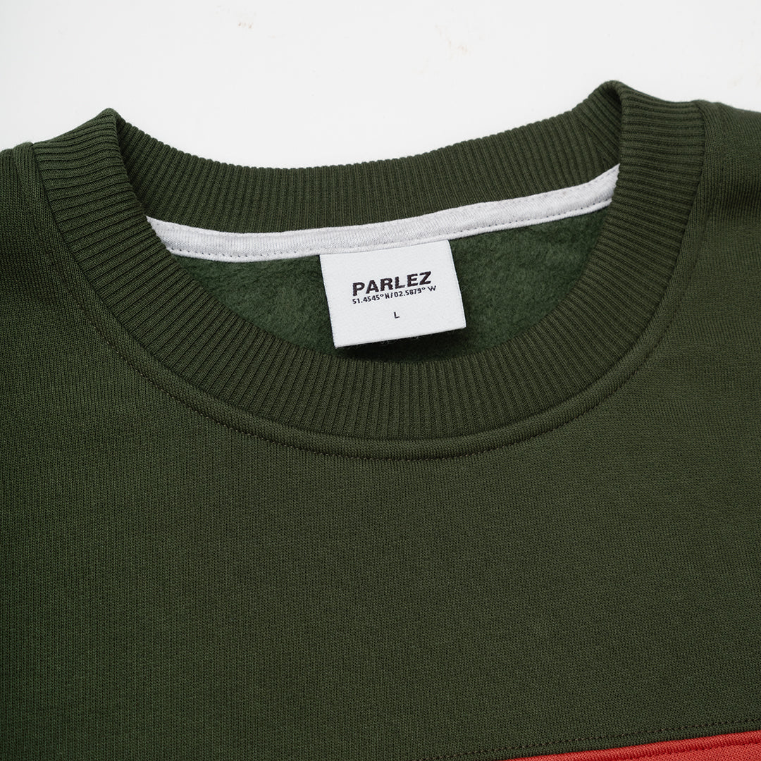 The Mens Squad Crew Foliage from Parlez clothing