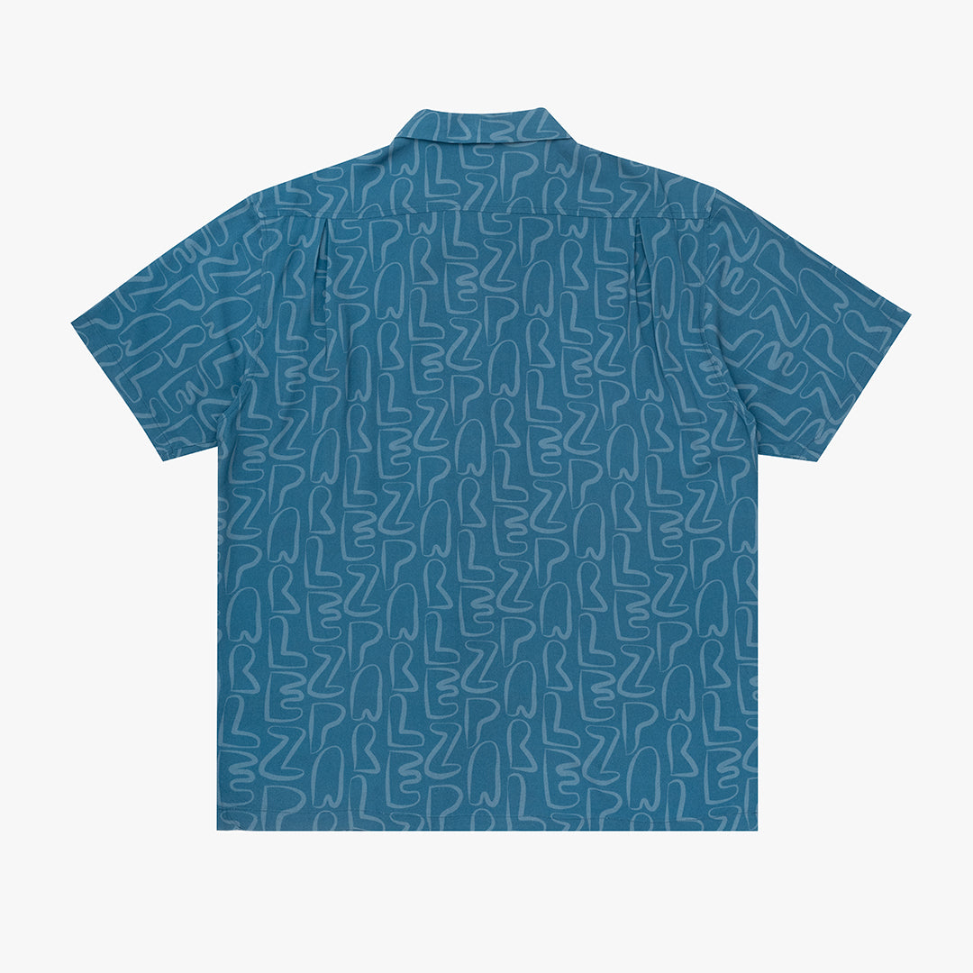 The Mens Stamp S/S Shirt Oceanic from Parlez clothing