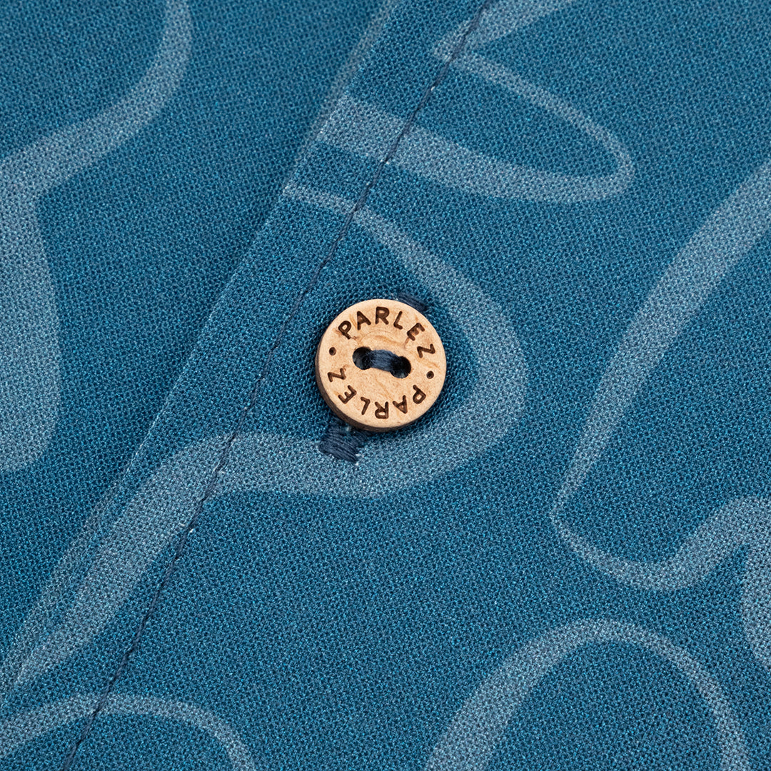 The Mens Stamp S/S Shirt Oceanic from Parlez clothing