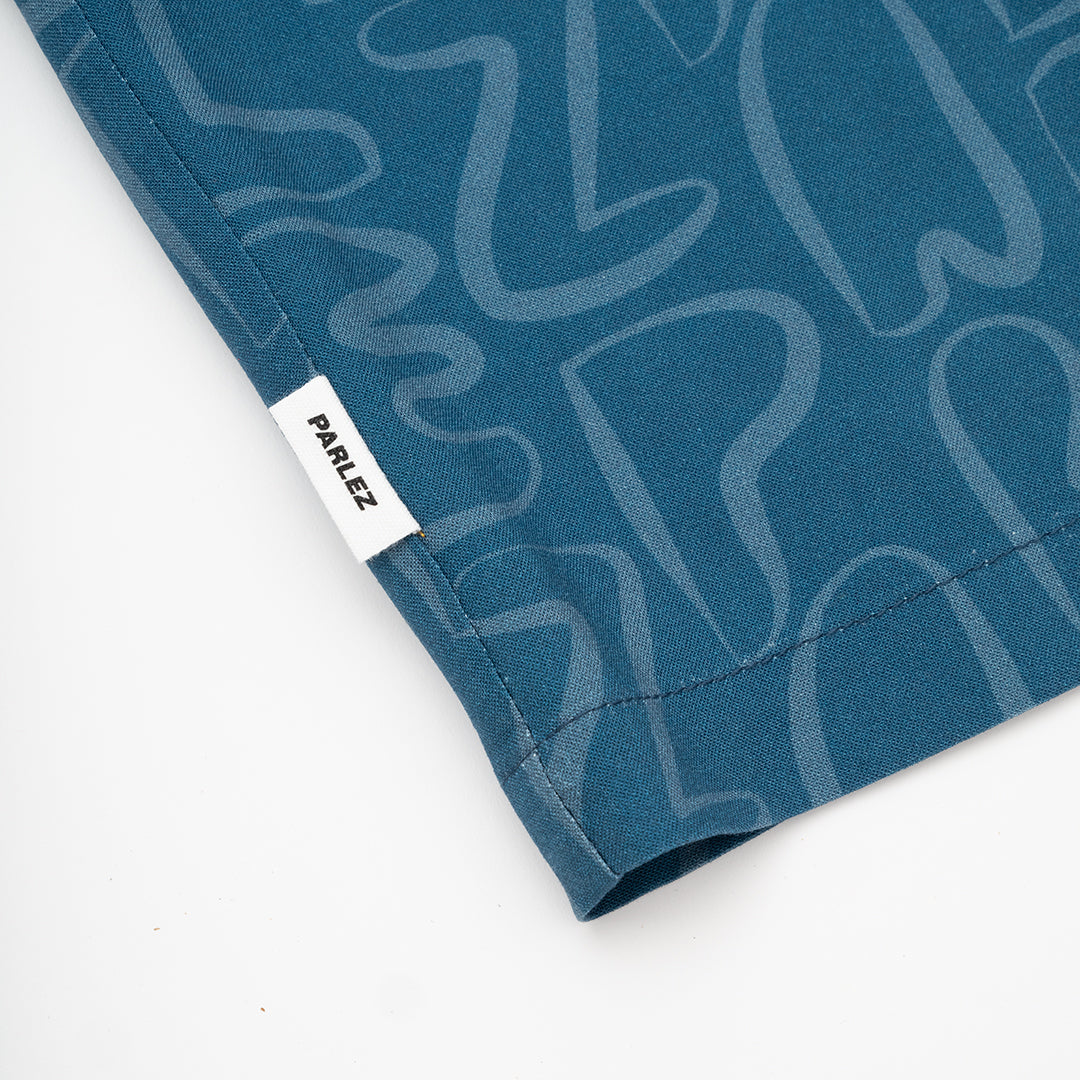 The Mens Stamp S/S Shirt Oceanic from Parlez clothing