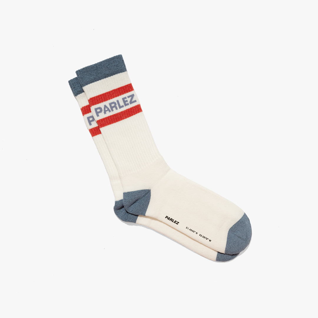 Strive Sock White / China Blue